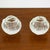 Transparent Mid Century Modern Kosta Boda Snowball Candleholders Pair Clear Art Glass Round For Sale - Image 8 of 11