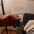 Vintage German Roemer Crystal Wine Glasses: Etched Grape With Green Beehive Stem For Sale - Image 4 of 8