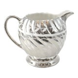 English Platinum Luster Pitcher For Sale