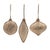 Add a touch of rustic charm to your holiday decor with these Woven Bamboo Ornaments. Featuring earthy brown tones with a...