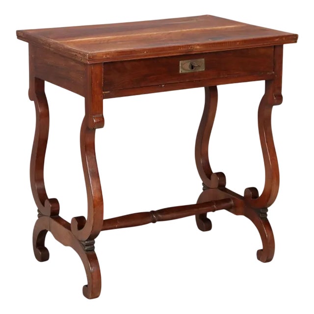 Walnut Writing Desk, Italy, Late 19th Century For Sale