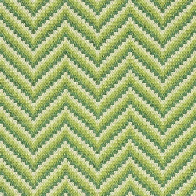 Abstract Sample - Schumacher Wilder Fabric in Grass For Sale - Image 3 of 3