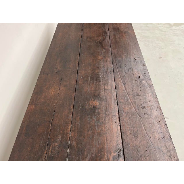Large Wooden Table with Industrial Spirit, 1950s For Sale - Image 15 of 18