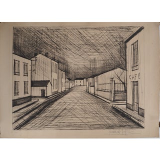 Bernard Buffet, The Street, Original Engraving For Sale