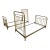 Late 19th Century Whitcomb Metallic Bedstead Co. Heavy Brass Twin Beds - A Pair For Sale