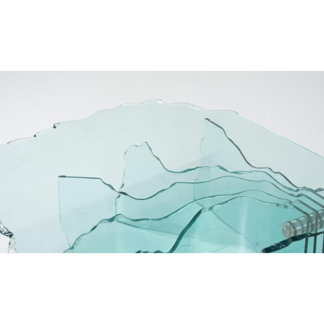 Glass Shell Coffee Table by Danny Lane for Fiam, 1980s For Sale - Image 10 of 13
