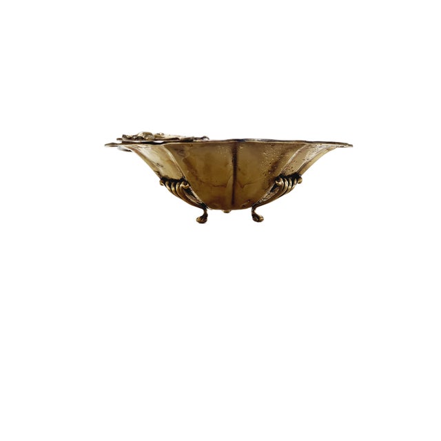 Art Deco Hammered Bowl on Stand, Germany, 1930s For Sale - Image 3 of 18