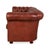 Vintage Chesterfield Leather Three-Seater Brown Sofa For Sale - Image 15 of 16