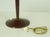 Metal Vintage Italian Burgundy Metal & Brass Desk Lamp, 1950s For Sale - Image 7 of 8