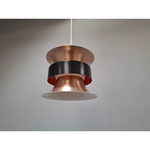 Vintage Danish Brass Pendant Light by Ben Nordsted for Lyskaer, 1970s For Sale - Image 10 of 18