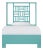 Finn Standard Bed Twin - Turquoise For Sale