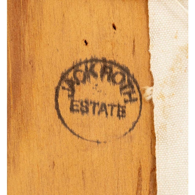 Jack Roth "Rope Dancer 17" Acrylic on Canvas, 1980 For Sale - Image 11 of 11