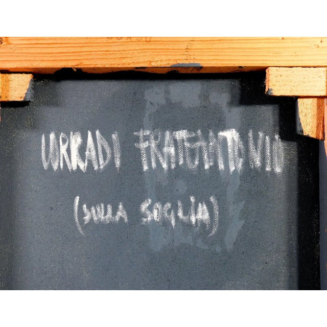 Corrado Frateantonio, Sulla Soglia, Painting, Framed For Sale - Image 7 of 8