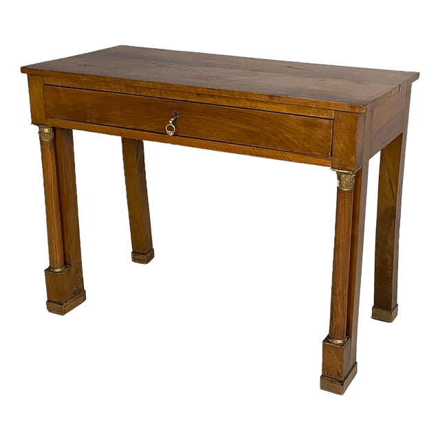 Italian Empire Console Table in Wood, 1800s For Sale