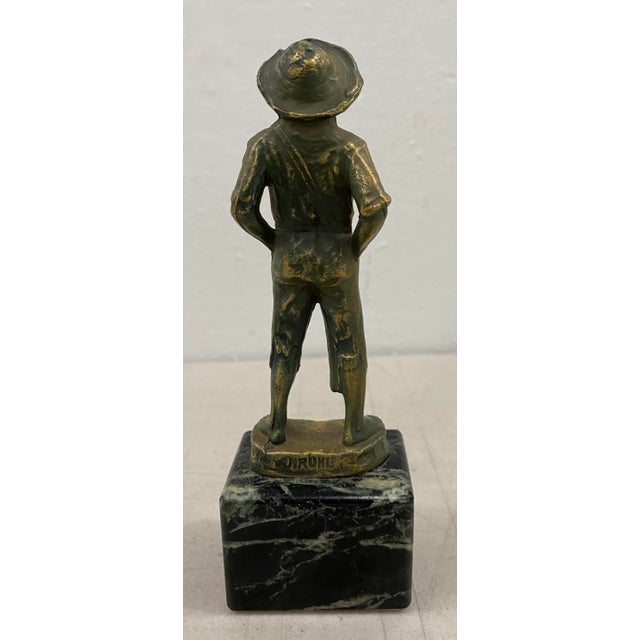 John Ruhl Sculpture of a Boy C.1920 For Sale - Image 4 of 6