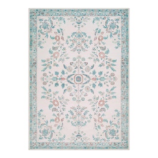 Lavable Machine Woven Rug Coral 4x6 For Sale