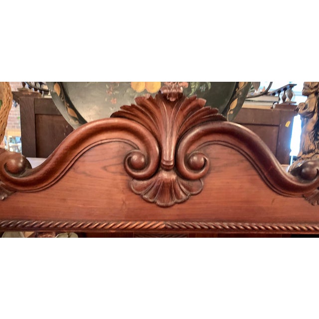 Brown Antique Spanish Armoire For Sale - Image 8 of 12