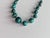 1970s 26" Vintage Graduating Malachite Alternating With Glass Beads For Sale - Image 5 of 5
