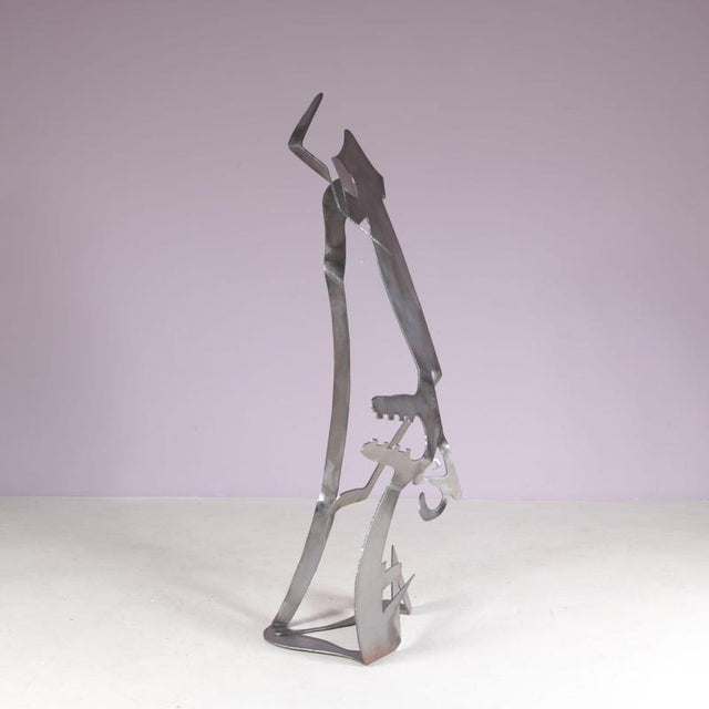 Guido Hafner, Mensch Mit Mensch (Human with Human), 1990s, Metal For Sale - Image 10 of 16