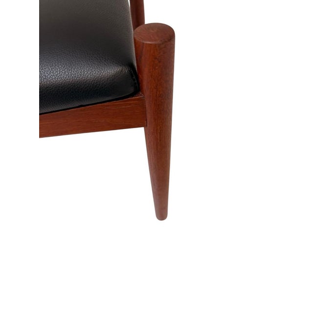 Mid-Century Modern Stool by Hugo Frandsen for Spøttrup Møbler, 1960s For Sale - Image 4 of 10