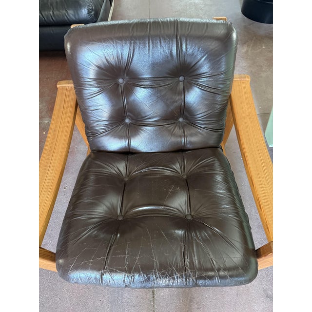 Wood Vintage Scandinavian Lounge Chair by Yngve Ekström for Swedese, 1960s For Sale - Image 7 of 9