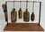 Vintage Cast Brass Bells – Rustic Hanging Bell Set For Sale - Image 13 of 13