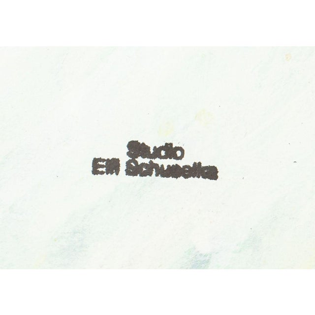 Elfi Schuselka Abstraction Mixed Media Collage For Sale - Image 4 of 4