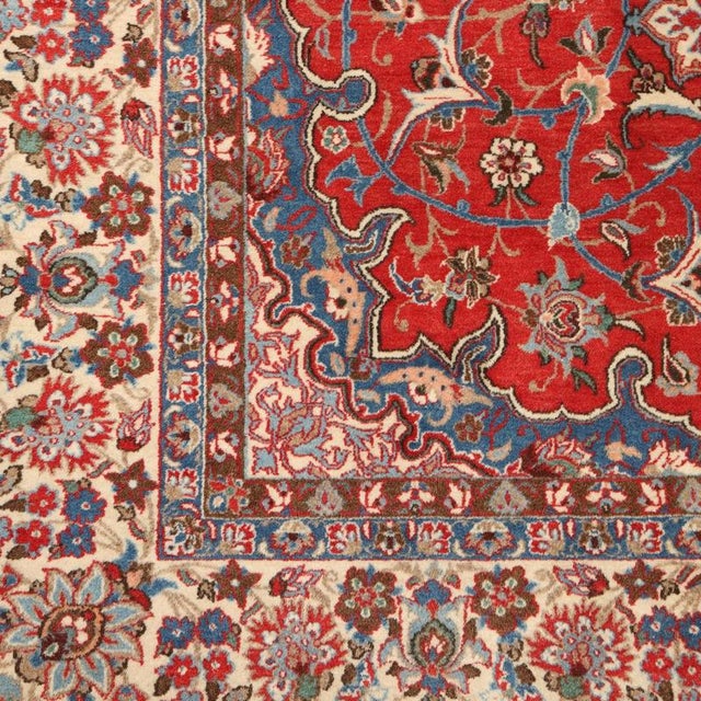 Middle Eastern Isfahan Rug For Sale - Image 5 of 8