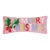 Merry Christmas Pink with Holly Hook Pillow 8" x 20" For Sale