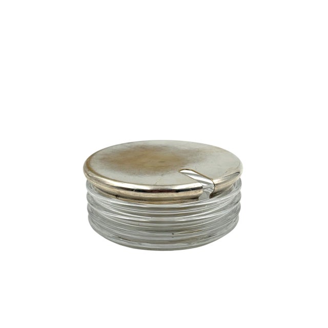 Brass Space Age "Onde" Series Crystal Ashtray / Sauce Server, Sergio Asti, Arnolfo Di Cambio Italy Ca. 1970 For Sale - Image 8 of 10