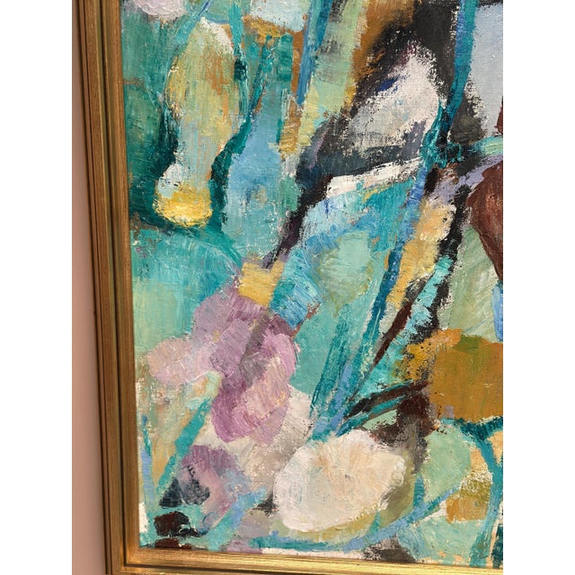 After Gunnar Alvarna, Composition, 1960s, Oil on Canvas For Sale - Image 13 of 18