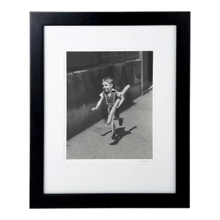 Framed Photograph Petite Parisien by Willy Ronis For Sale