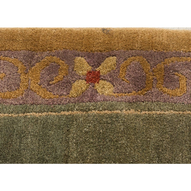 Palace Size Nepalese Tibetan Wool Donegal Style Rug 15' X 22' For Sale - Image 16 of 18