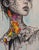 Figurative Tetiana Andriyovych Portrait Woman Lively Accent — Original Oil Painting on Canvas For Sale - Image 3 of 5