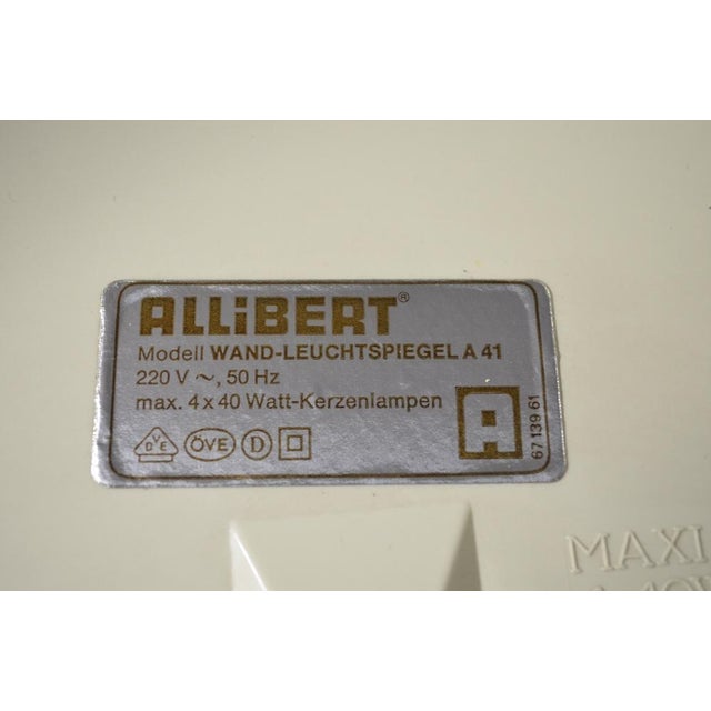 Space Age Model A41 Mirror with Lighting from Allibert, 1970s For Sale - Image 14 of 15