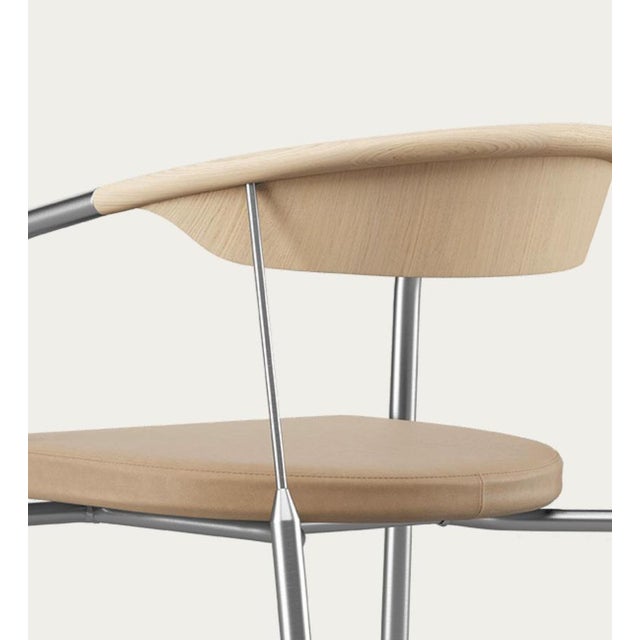 Chairman Chair in Oak with Upholstery in Lime by Henrik Tengler for One Collection For Sale - Image 9 of 14