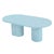 2020s Elora Blue Lacquer Oval Dining Table For Sale - Image 5 of 9