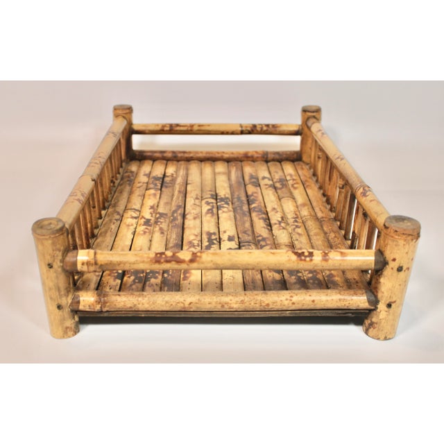 Mid 20th Century Mid-20th Century Organic Modern Bamboo Tray For Sale - Image 5 of 8