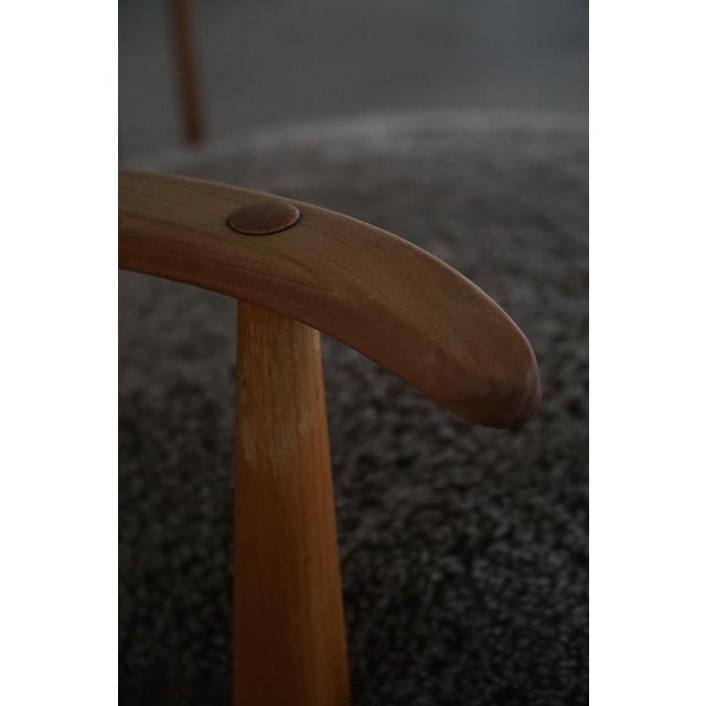 Lounge Chair in Elm and Lambswool from Fritz Hansen, 1940s For Sale - Image 12 of 18