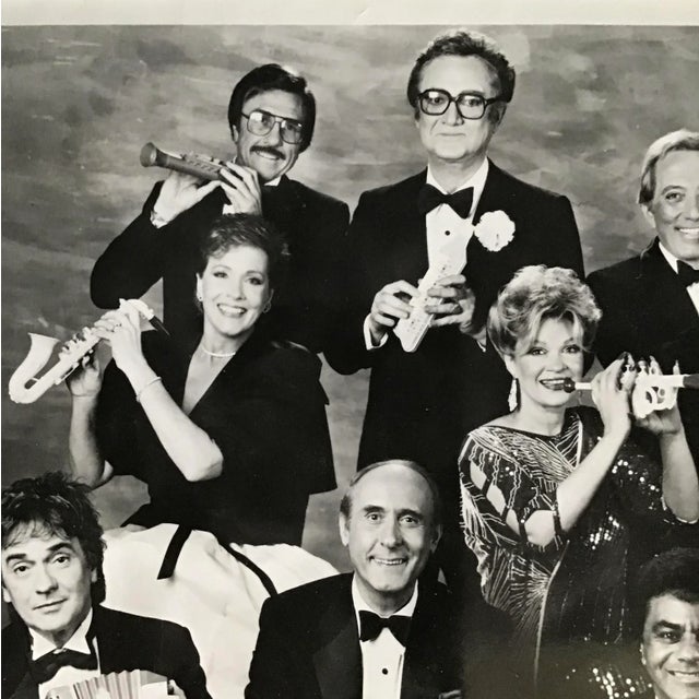 Metal “Friends of Mancini” Signed Photograph by Dudley Moore Tribute to Henry Mancini 1987 For Sale - Image 7 of 11