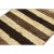 1950s 1950s Vintage Gabbeh Tribal Rug in Beige and Brown Stripes For Sale - Image 5 of 6