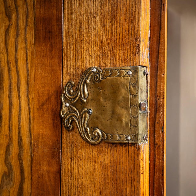 Baroque Secretary in Ash Wood, North Germany, 1720 For Sale - Image 9 of 10