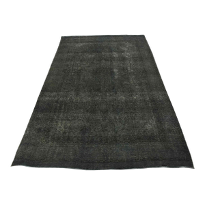 Tabriz Rug 8’1” X 11’5” Blue Wool Vintage Overdyed Hand-Knotted Carpet