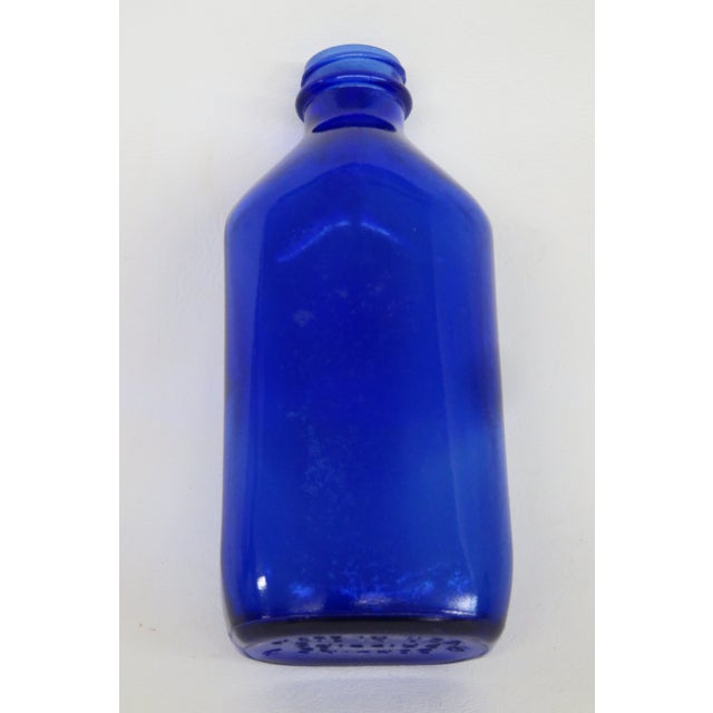 Phillips Milk of Magnesia Medicine Bottle Cobalt Blue Genuine Made in Usa 4491c For Sale - Image 11 of 11