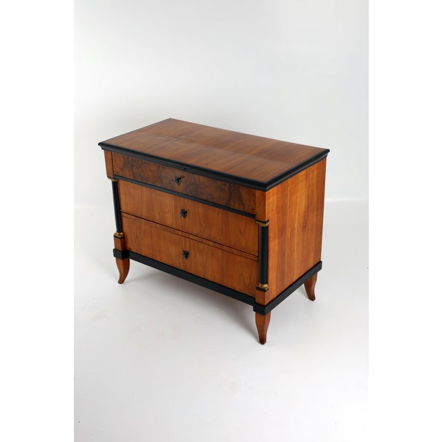 Biedermeier Chest of Drawers in Cherry Wood, 1820 For Sale - Image 15 of 18