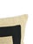 From Pindler is Cheminer in the color natural. This pillow is embellished with a black ribbon in a perfect square design....