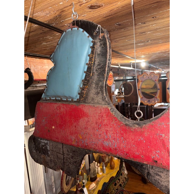 Cw Parker Style Dragon Carousel Chariot Panel For Sale - Image 10 of 12