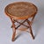 French Mid-Century Bent Rattan & Bamboo Side Table For Sale - Image 4 of 12