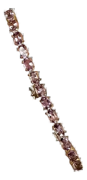 Late 20th Century 30 Carat Amethyst Tennis Bracelet