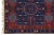 Antique Caucasian Dagestan Handmade Wool Runner in Blue Color With Tribal Motif For Sale - Image 9 of 9